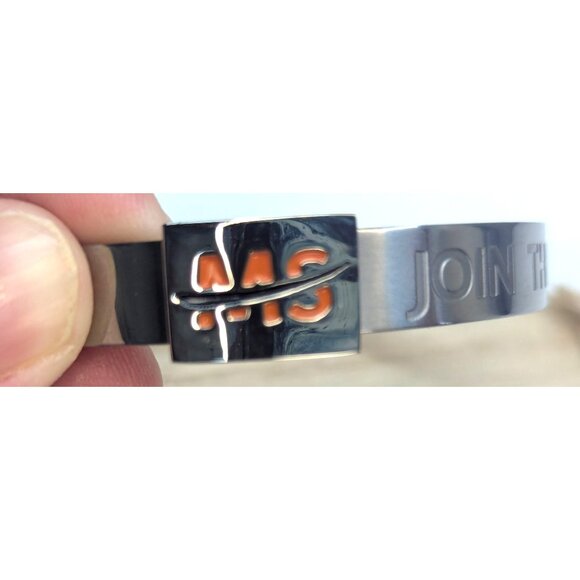 Join the Movement MS Silver Tone Bracelet with Charm - Picture 5 of 7